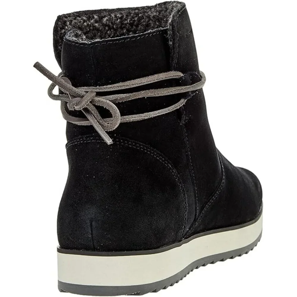 Black Suede Waterproof Boots - Picture 2 of 4